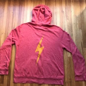 Aviatior Nation Bolt Zip Hoodie Red XXL